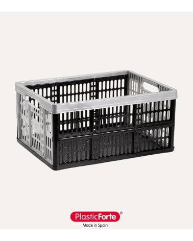 Caja Plegable Plata de Plástico