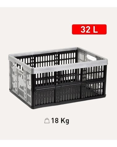 Caja Plegable Plata de Plástico