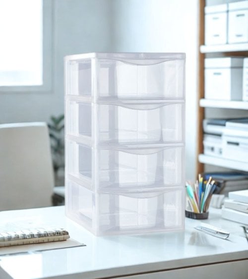 Cajonera Duero Transparente de Plástico