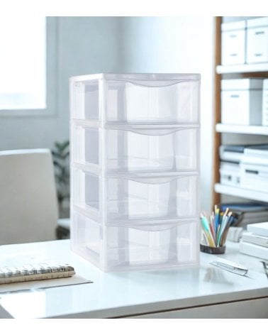 Cajonera Duero Transparente de Plástico