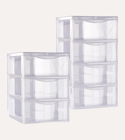 Cajonera Duero Transparente de Plástico