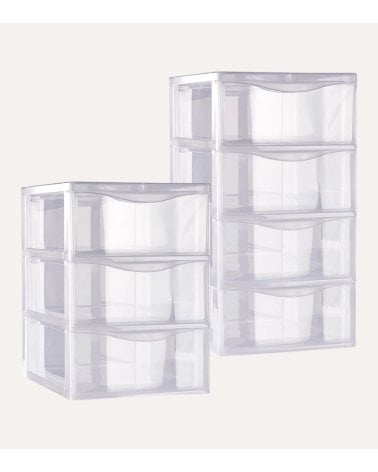 Cajonera Duero Transparente de Plástico