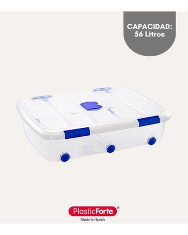 Caja Hermética para Ordenación Bajo Cama de Plástico