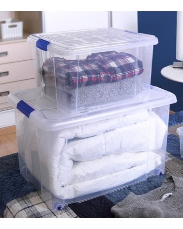 Caja Hermética para Ordenación con Ruedas de Plástico