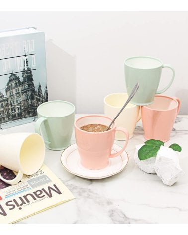 Taza Estile Pastel Dino de Cerámica