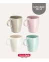 Taza Estile Pastel Dino de Cerámica