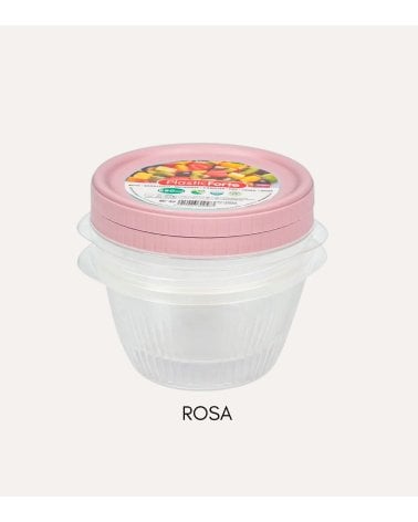 Set de 2 Botes Redondos de Plástico