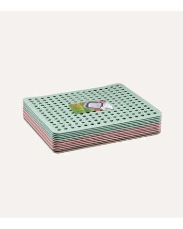 Secaplatos Antideslizante Rectangular de Plástico