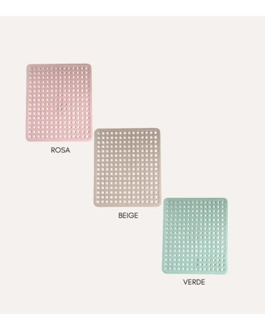 Secaplatos Antideslizante Rectangular de Plástico