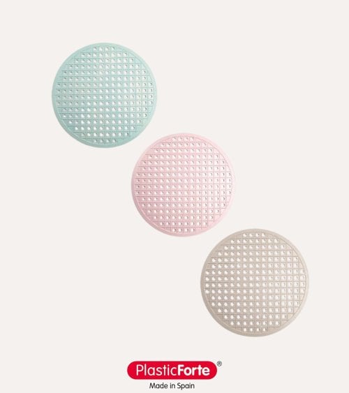 Secaplatos Antideslizante Redondo de Plástico