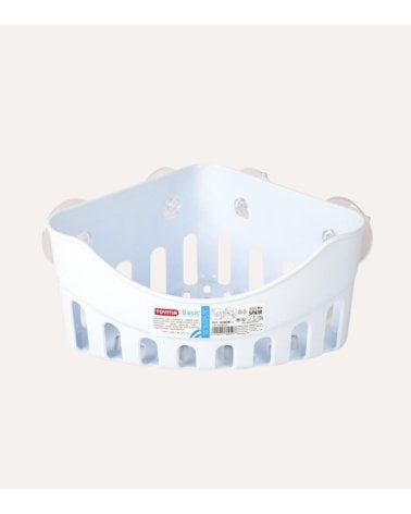 Rinconera Colgante de Baño con 4 Ventosas de Plástico