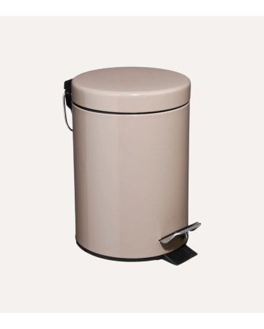 Cubo de Basura Redondo con Pedal de Metal