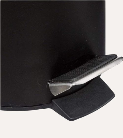 Cubo de Basura Redondo con Pedal de Metal