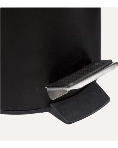 Cubo de Basura Redondo con Pedal de Metal