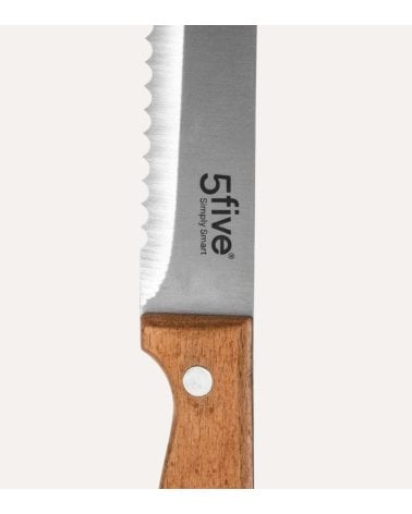 Tabla de Cortar Pan con Cuchillo de Bambú