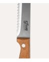 Tabla de Cortar Pan con Cuchillo de Bambú