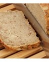 Tabla de Cortar Pan con Cuchillo de Bambú