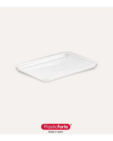 Bandeja Rectangular Venezia Natural de Plástico