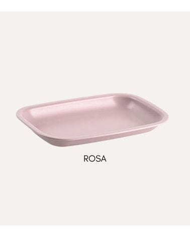 Bandeja Rectangular Gourmet de Plástico