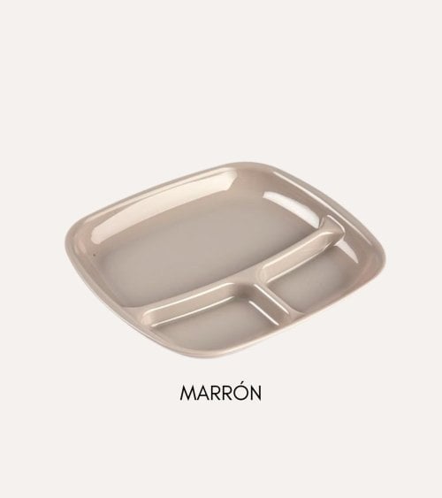 Bandeja 3 Compartimentos Basic de Plástico