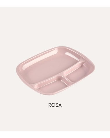 Bandeja 3 Compartimentos Basic de Plástico