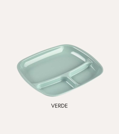 Bandeja 3 Compartimentos Basic de Plástico