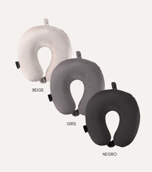 Cojín de Cuello para Viaje de Terciopelo