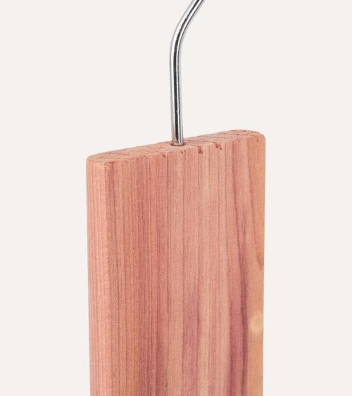 Set de 2 perchas Antipolillas de Madera