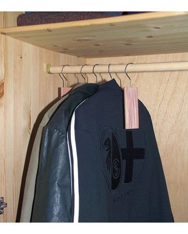 Set de 2 perchas Antipolillas de Madera