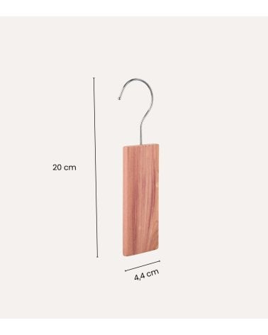 Set de 2 perchas Antipolillas de Madera