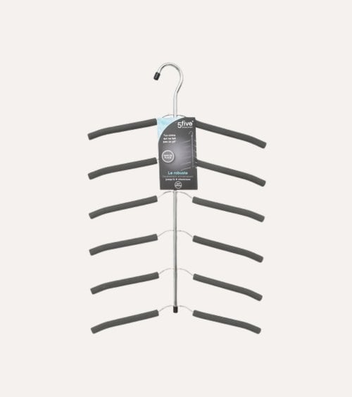 Percha 6 Niveles para Camisas de Metal