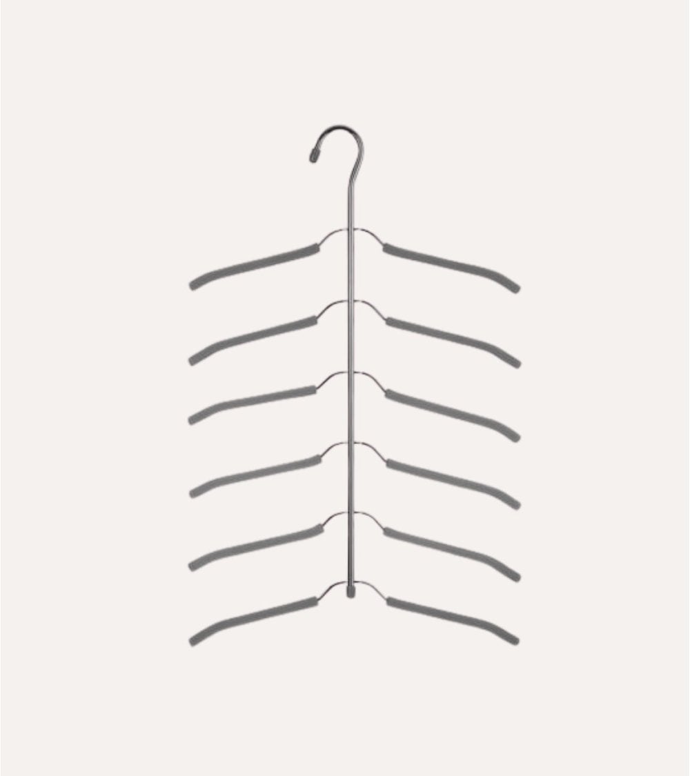 Percha 6 Niveles para Camisas de Metal