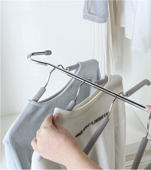 Percha 6 Niveles para Camisas de Metal