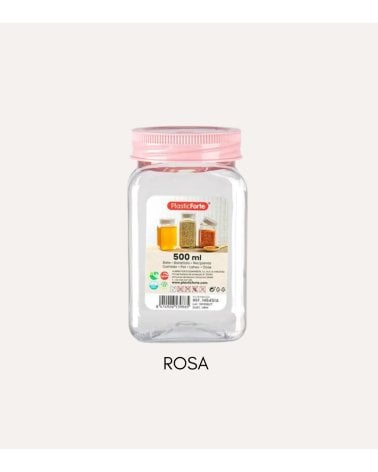 Bote Cuadrado Classic de Plástico