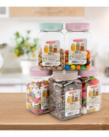 Bote Cuadrado Classic de Plástico