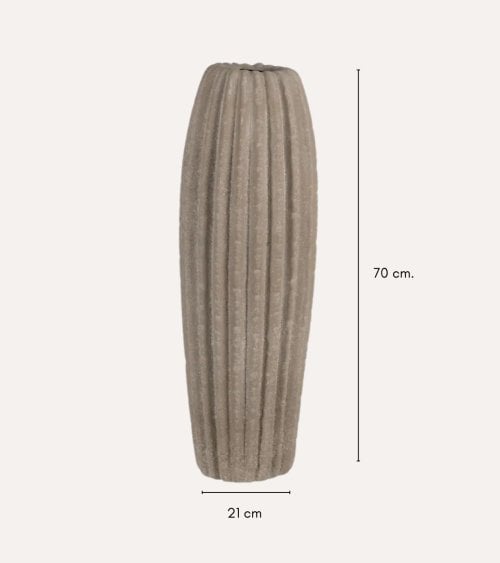 Jarrón Decorativo Curve de Cerámica