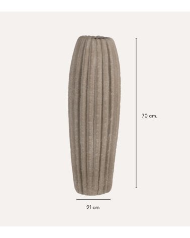 Jarrón Decorativo Curve de Cerámica