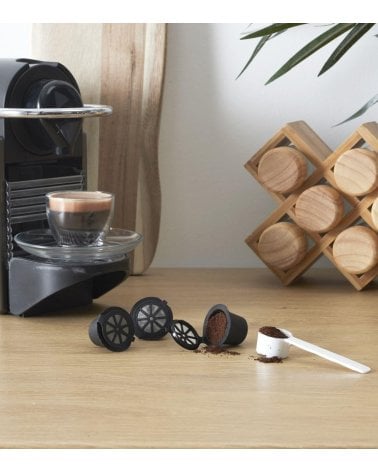 Juego de 3 Cápsulas Café Nespresso Reutilizables de Polipropileno