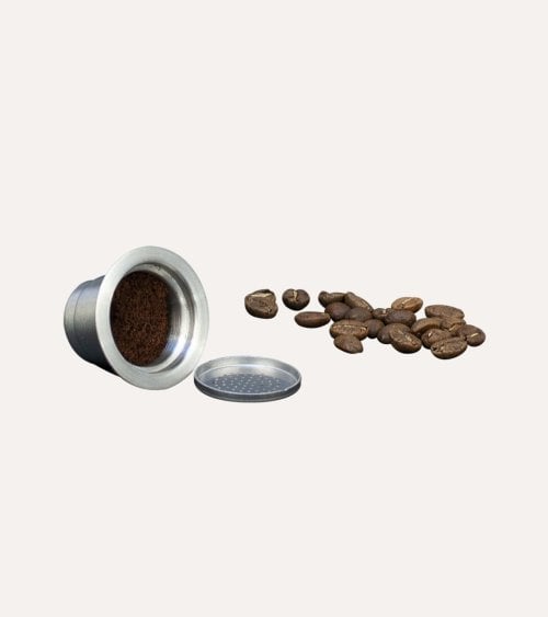 Juego de 3 Cápsulas Café Nespresso Reutilizables de Acero Inoxidable