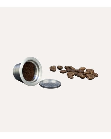 Juego de 3 Cápsulas Café Nespresso Reutilizables de Acero Inoxidable