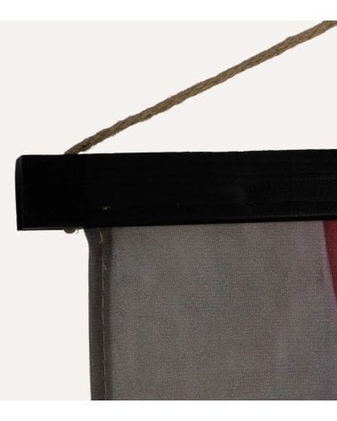 Tapiz con Lienzo de Mujer de Tejido