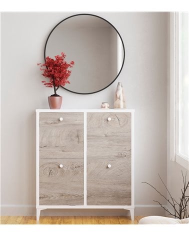 Zapatero con Cuatro Trampones Abatibles