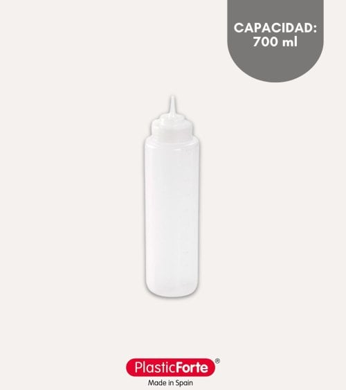 Botella Biberón para Salsas de Plástico