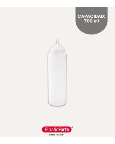 Botella Biberón para Salsas de Plástico