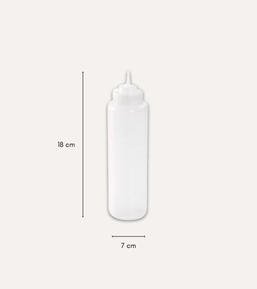Botella Biberón para Salsas de Plástico