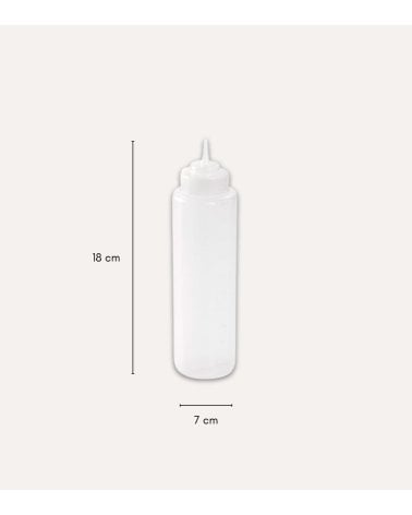 Botella Biberón para Salsas de Plástico