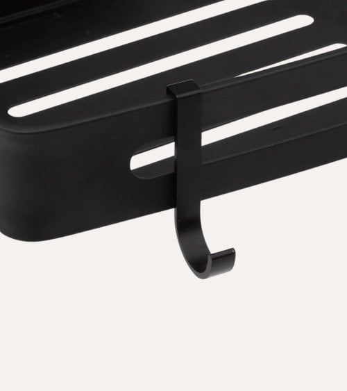 Estantería Rectangular Blackalu con Adhesivo de Aluminio