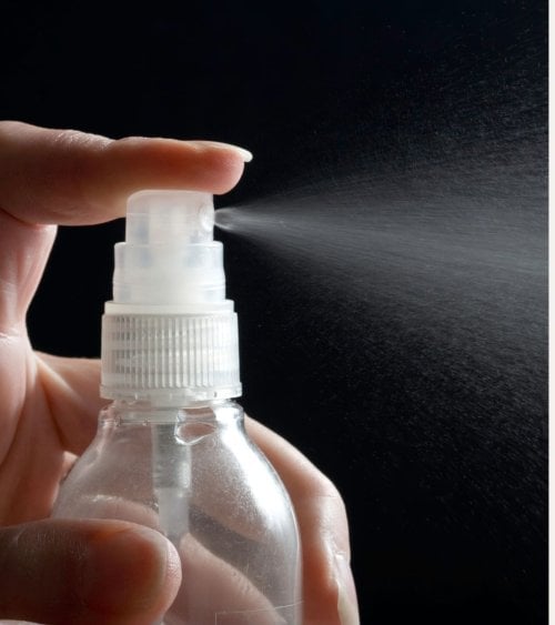 Botella Pulverizadora en Spray de Plástico