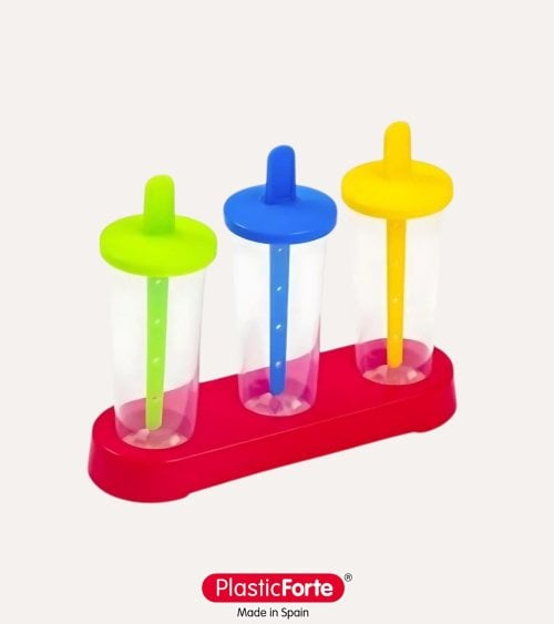 Set de 3 Moldes para Helados Cancún de Plástico