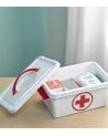 Caja Botiquín de Emergencias con Asa de Plástico